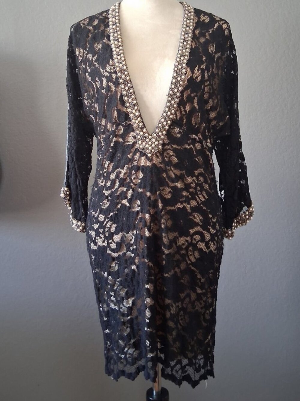 Couture French Lace Tunic - Picture 3 of 7